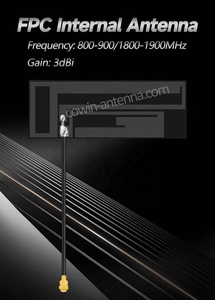 Пользовательские 3dBi Вертикальная LTE 4G 3G 2G GSM NB-IoT 800 мГц 900 мГц полнополосная внутренняя Гибкая FPC патч-антенна - Product Image 5