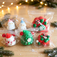 Jouets Squishy Thème Noël Père Noël en Maltose, Meilleures Ventes Transfrontalières, à Rebond Lent, Anti-Stress, en Boîte, 14 Ans et Plus