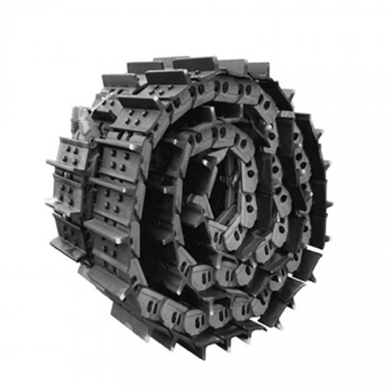 High-quality Sekesaisi D9T Excavator Track Assembly Track Chain Group ...