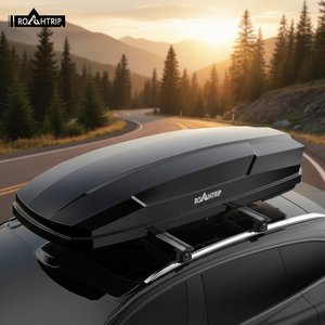 Boîte à bagages pour <span class=keywords><strong>toit</strong></span> <span class=keywords><strong>de</strong></span> voiture, réduction du bruit du vent <span class=keywords><strong>de</strong></span> 30%, clips rapides, dégagement <span class=keywords><strong>rapide</strong></span>, étanche, anti-poussière, anti-rayures, pour la plupart des véhicules - Product Image 1