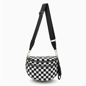 <span class=keywords><strong>Sac</strong></span> <span class=keywords><strong>banane</strong></span> à carreaux pour femme 2026 – <span class=keywords><strong>Sac</strong></span> de taille tendance avec ceinture pour voyage et mode féminine - Product Image 3