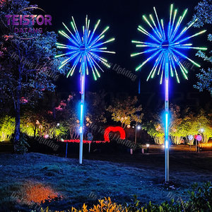 Feux d'artifice de Noël qui forment une sculpture d'arbre rayonnante pour les jardins des complexes hôteliers, les places de ville et les événements de festivals d'hiver - Product Image 5