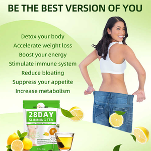 बर्नर पेट 28-दिन डिटॉक्स स्लिमिंग चाय चीनी हर्बल ग्रीन वजन घटाने और वसा जलने - Product Image 3