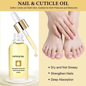 Huile nourrissante revitalisante pour cuticules en feuilles d'or 24 carats, marque privée en gros, avec logo personnalisé, vitamine E, huile pour cuticules avec boîte - Product Image 3