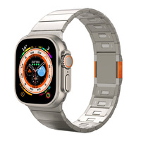 Tschick boucle magnétique démontage rapide Bracelet à maillons en acier inoxydable pour Apple Watch Band Ultra Strap IWatch Series 9 8 7 6SE
