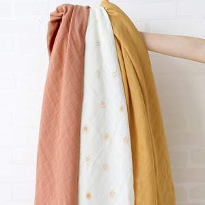 Couverture pour bébé en mousseline <span class=keywords><strong>de</strong></span> <span class=keywords><strong>gaze</strong></span> 70% bambou 30% <span class=keywords><strong>coton</strong></span>, couverture pour nouveau-né, couleur unie, couverture d'emmaillotage, couverture <span class=keywords><strong>de</strong></span> poussette - Product Image 4