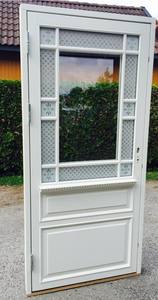 Porte d'entrée de style vintage Green Manor, porte extérieure en verre sur mesure de style vintage pour villa - Product Image 6