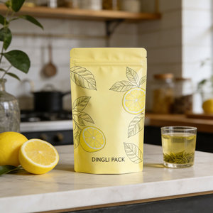 High Quality Stand up Food Packaging Bags Ziplock for Tea Snacks Cookies Nuts Stable Shelf Display Products - Product Image 5