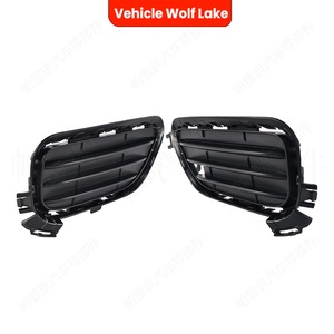 Encadrements de phares antibrouillard pour BMW X3 F25 2010-2017, garniture de calandre de pare-chocs avant à clipser en ABS - Product Image 5