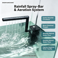 Pompe de filtration submersible multi-tailles OEM pour aquarium 220V, tête de filtration interne professionnelle avec bio-sponge, garantie 1 an