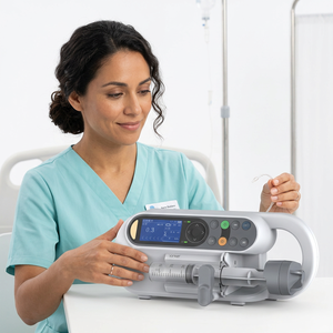 Pompe à seringue portable, pompe à perfusion à seringue pour vétérinaire, pompe volumétrique de haute précision, conception portable - Product Image 1