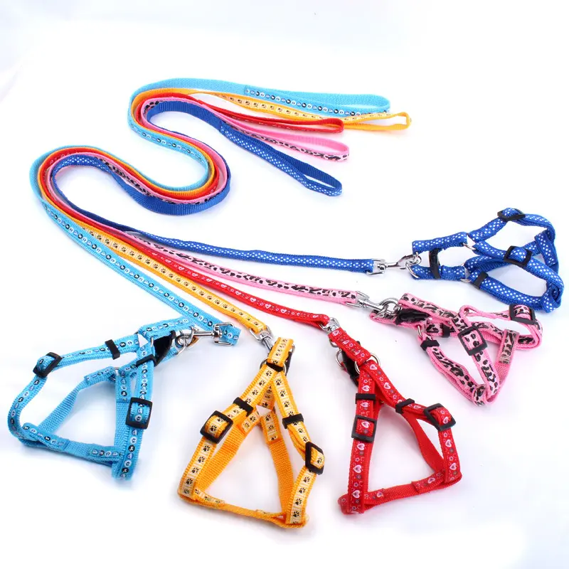 Dog Traction Rope Chest Strap Harness Vest Type Hauling Long Pet Lead Rope