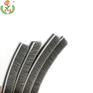 비 실리콘 씰링 날씨 스트립 도어 하단 씰 스트립 알루미늄 창 도어 브러시 씰 - Product Image 3