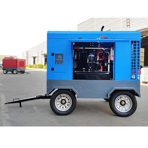 Compressore d'Aria Portatile Diesel ad Alta Pressione 175 PSI, 185 CFM per Sabbiatura e Perforazione - Product Image 3