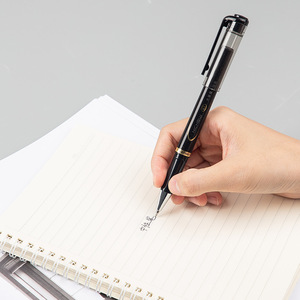 Bolígrafo de Gel Deli S148, Punta de 0.7mm, Gran Capacidad, Tinta Negra, para Uso en Oficina - Product Image 3