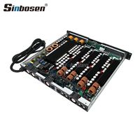Penguat Audio Profesional Daya Besar 3500W Kelas D Berkualitas 1U 4 Kanal