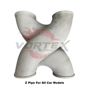 Collecteur d'échappement en X imprimé en 3D Vortex de 3 pouces pour supercars Ferrari, Lamborghini, McLaren, Porsche 911 – Silencieux haute performance pour la course - Product Image 4