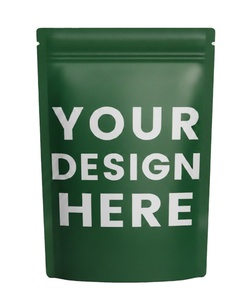 Custom Plain 1 oz 1lb 1g 28 gram Aluminum Foil Smell Proof Mylar Packaging Bags with Zip Lock - Product Image 1