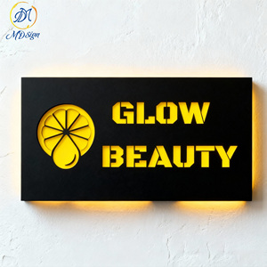 Enseigne lumineuse LED double face en métal, publicité extérieure personnalisée, éclairage IP65 étanche, décoration lumineuse - Product Image 6