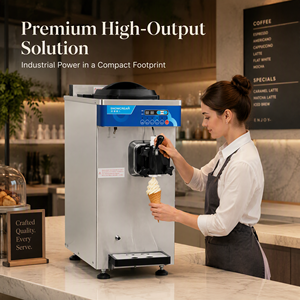 Máquina de helado suave U161 High Overrun con bomba de expansión |   Máquina para Hacer Helados Verticales con 50% de Producción Adicional para Cadenas de Comida Rápida - Product Image 2