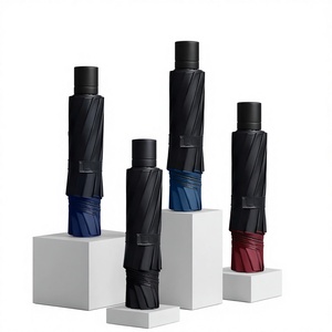 Paraguas Manual Plegable de Tres Secciones, Extra Grande, Reforzado, para Tres Personas, Protección Solar y contra la Lluvia, para Hombres y Mujeres - Product Image 1