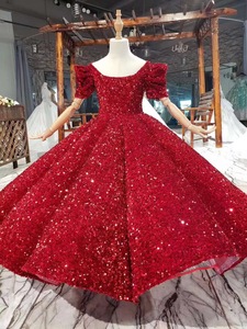 Vestido de niña hecho a mano de alta calidad para boda, fiesta de cumpleaños, bautizo, disfraz de fiesta, vestido largo - Product Image 5