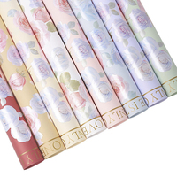 Nouveau Papier Plastique Floral Imperméable en Gros Direct Usine pour Emballage de Bouquets, Fournitures de Fleuriste, Papier d'Emballage pour Cadeaux DIY