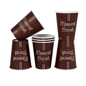 Paper Ice Cream Cups 12Oz Factory Direct Sale Food Grade Premium Quality Custom Coffee Paper Cups With Logo