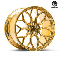 168 jantes personnalisées de 17 pouces, 5 trous, 5x130, chromées, forgées, 5x112, 5x120 pour jantes forgées BMW X5 M4, 5x114.3, jantes de 22 pouces Toyota