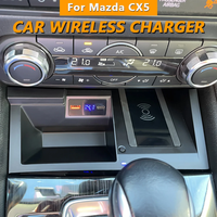 Chargeur sans fil pour voiture 15W, pour Mazda CX-5 CX5 2017 2018 2019 2020 2021, support de téléphone portable, charge rapide, accessoires