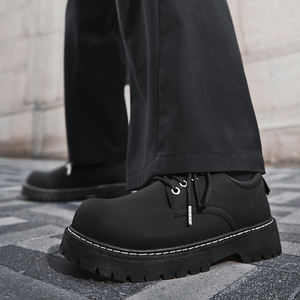 Zapatos de Cuero para Hombre, Diseño Casual Marrón con Estilo Italiano, Tipo Slip-On con Aumento de Altura - Product Image 1