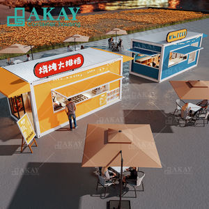 A basso costo veloce installazione pieghevole <span class=keywords><strong>casa</strong></span> contenitore 20ft chiosco caffè Bar <span class=keywords><strong>casa</strong></span> prefabbricata piccolo contenitore negozio negozio - Product Image 4