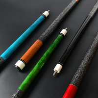 Queue de billard américaine professionnelle en deux parties, 58 pouces, 20 oz, pointe de 12,5 mm, poignée en lin imprimé, queue de snooker TP-C4829-BK