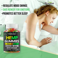 Bonbons Gommeux Véganes à l'Huile de Chanvre pour la Relaxation, Extra Haute Puissance, à l'Extrait Végétal, Marque Privée OEM ODM