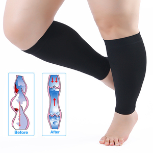Manchons de compression pour mollets sur mesure, tailles S-7XL, à compression graduée 20-30 mmHg, <span class=keywords><strong>anti</strong></span>-varices, réduisent la fatigue des jambes - Product Image 3