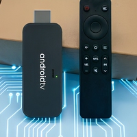 Nuevo TV Stick WiFi5 Android 13 2GB 16GB Quad Core 8K HDR/H265 OTT para ATV con Control por Voz BT