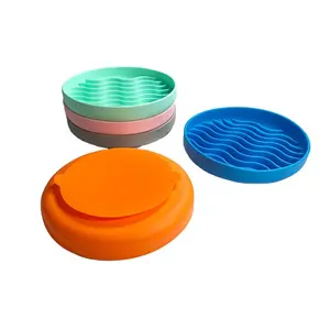 Factory Wholesale Custom Logo Pet Slow Feeder bowl Silicone Lick Mat Eco-friendly Durable Dog Lick Pad for Pet