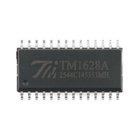 Circuit intégré de contrôle de driver LED SOP-28 (TA2108) avec interface de balayage de clavier TM1628A