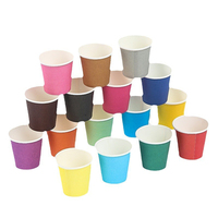 Gobelet en papier pour espresso de 4 oz avec couvercle, imprimé sur mesure, certifié alimentaire, pour dégustation de café, événement de restauration