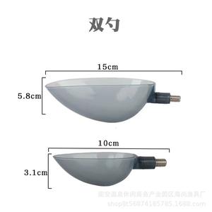 Mini cuillère à appâts télescopique, outil de pêche portable en acier inoxydable pour poissons d'eau douce avec tête interchangeable - Product Image 4