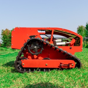 Compact Crawler Remote Control <b>Lawn</b> <b>Mower</b> 550mm Narrow Deck Fits Between Orchard Rows <b>for</b> Vineyard and Farm Weed Control - Product Image 2
