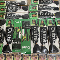 Oferta Especial: Extensiones de Cabello Afro Yaki Jumbo Trenzado Negro, Resistentes a Bajas Temperaturas, 165g, 82 Pulgadas, para Estilos Africanos