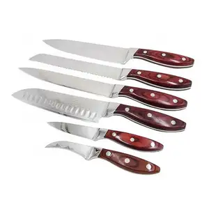 Unique Design Hot Selling Houseware Knife Set Damascus Kitchen Knife Chef Knives Stainless Steel Damascus 1000sets 3-7 Days