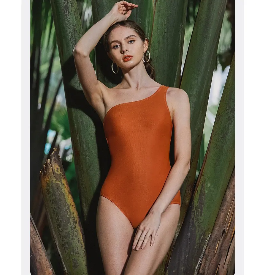 新しいカスタマイズされた女性のBIKINIデザイナー水着ワンピース水着OEMビーチウェア女性の夏