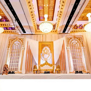 Indian Rajwada Theme Window Style <b>Frame</b> Elegant <b>Wedding</b> Stage Decor New Designer Portable Window <b>Frame</b> Factory Price - Product Image 1