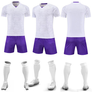 Новейшая быстросохнущая футбольная форма: однотонные футболки с сублимационной печатью, ретро-дизайн, мужские футбольные майки - Product Image 4