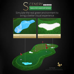 Custom Indoor Mini Golf Putting Green Mat <b>Artificial</b> <b>Grass</b> Training Aid - Product Image 6