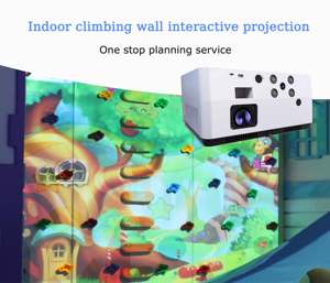 Jeu de tir interactif d'intérieur <span class=keywords><strong>Smash</strong></span> throw shot avec projecteur mural interactif et système de jeu - Product Image 2