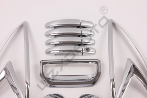 Kit de carrosserie ABS chromé pour BT-50 BT50 2012, comprenant des couvre-poignées et des garnitures pour les feux avant et arrière - Product Image 3