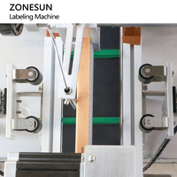 ZONESUN ZS-TB833F automatique Carton boîte coin étiqueteuse inviolable sécurité autocollant applicateur pour alimentaire cosmétique